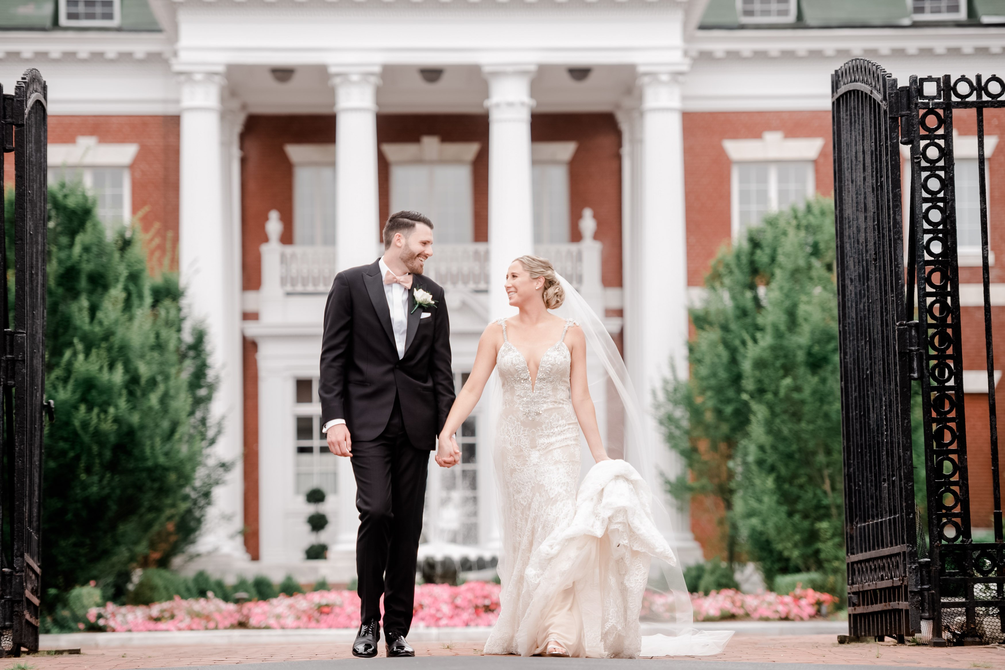 Bourne Mansion - Light and Airy Wedding Photos