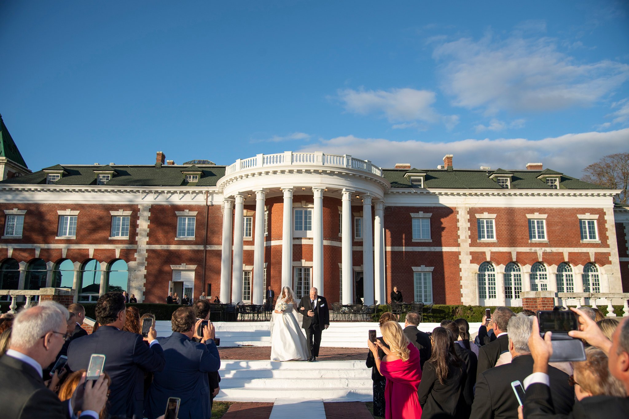 Bourne Mansion - Outdoor Ceremony Photos-5