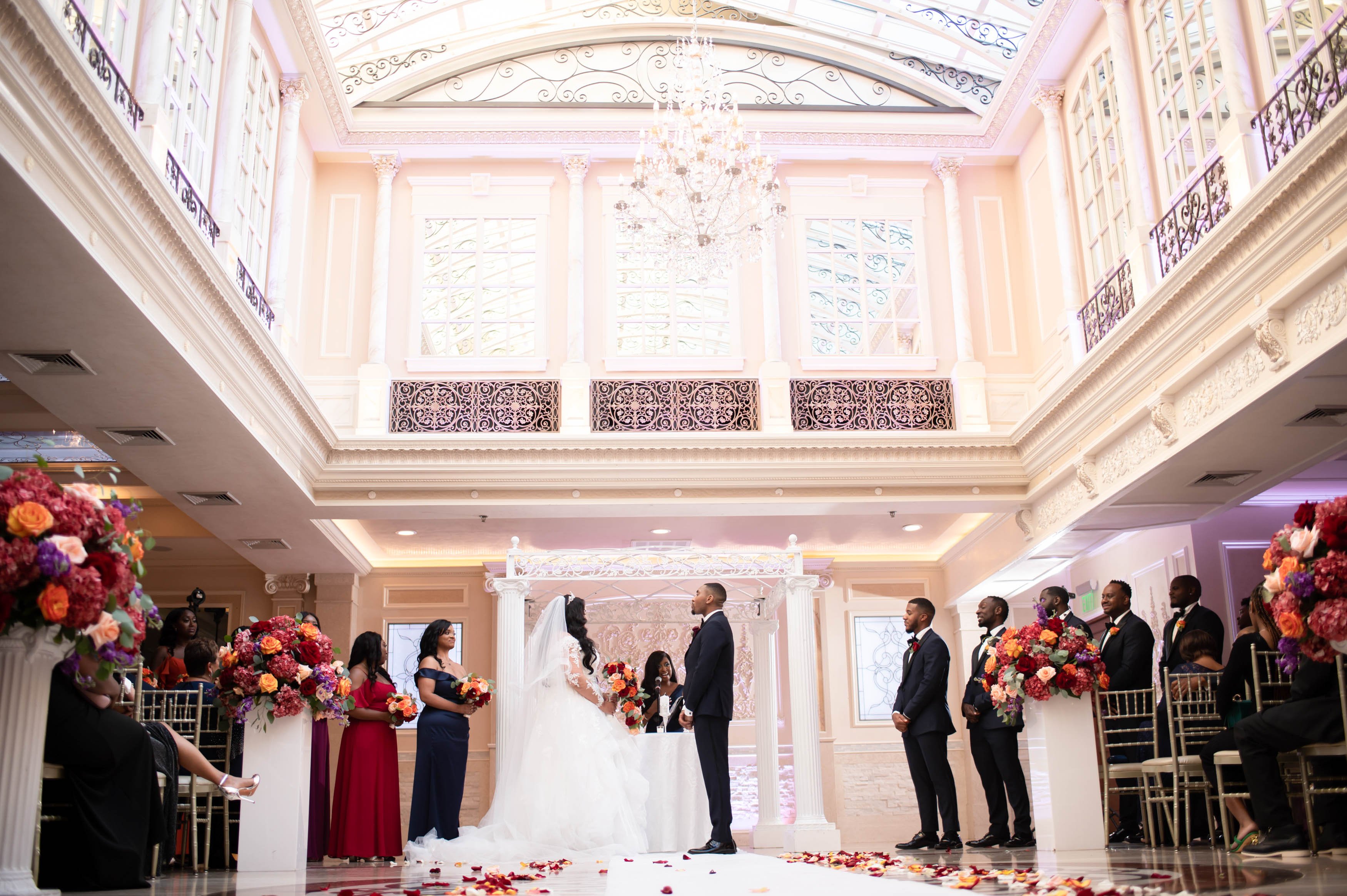 Indoor Ceremony Wedding Photos - Jericho Terrace