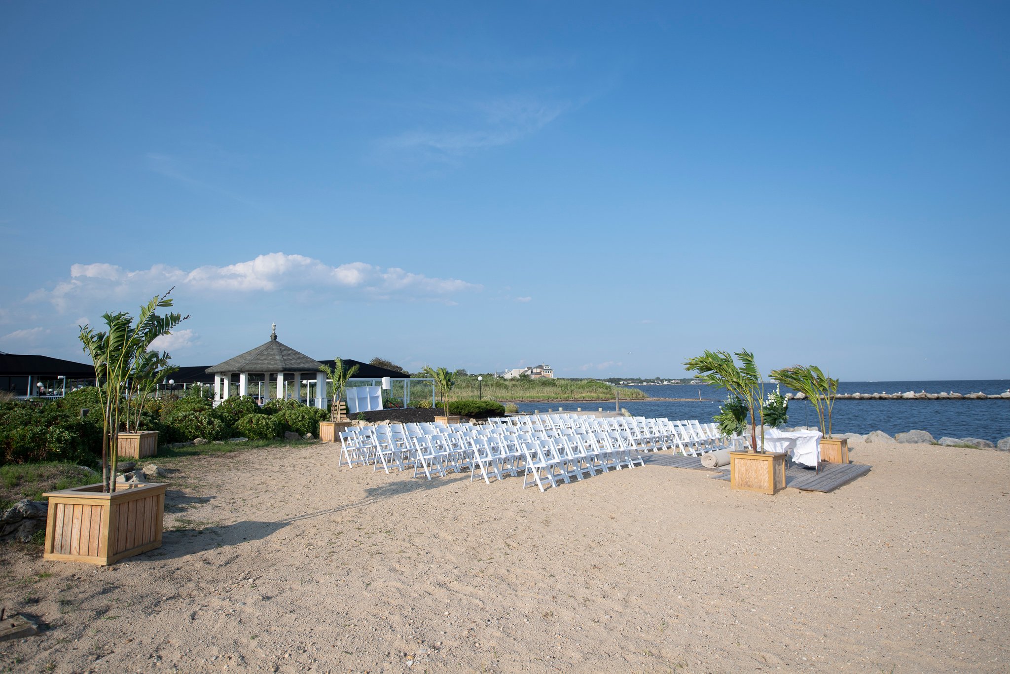 Land's End Waterfront Catering - Outdoor Ceremony Space