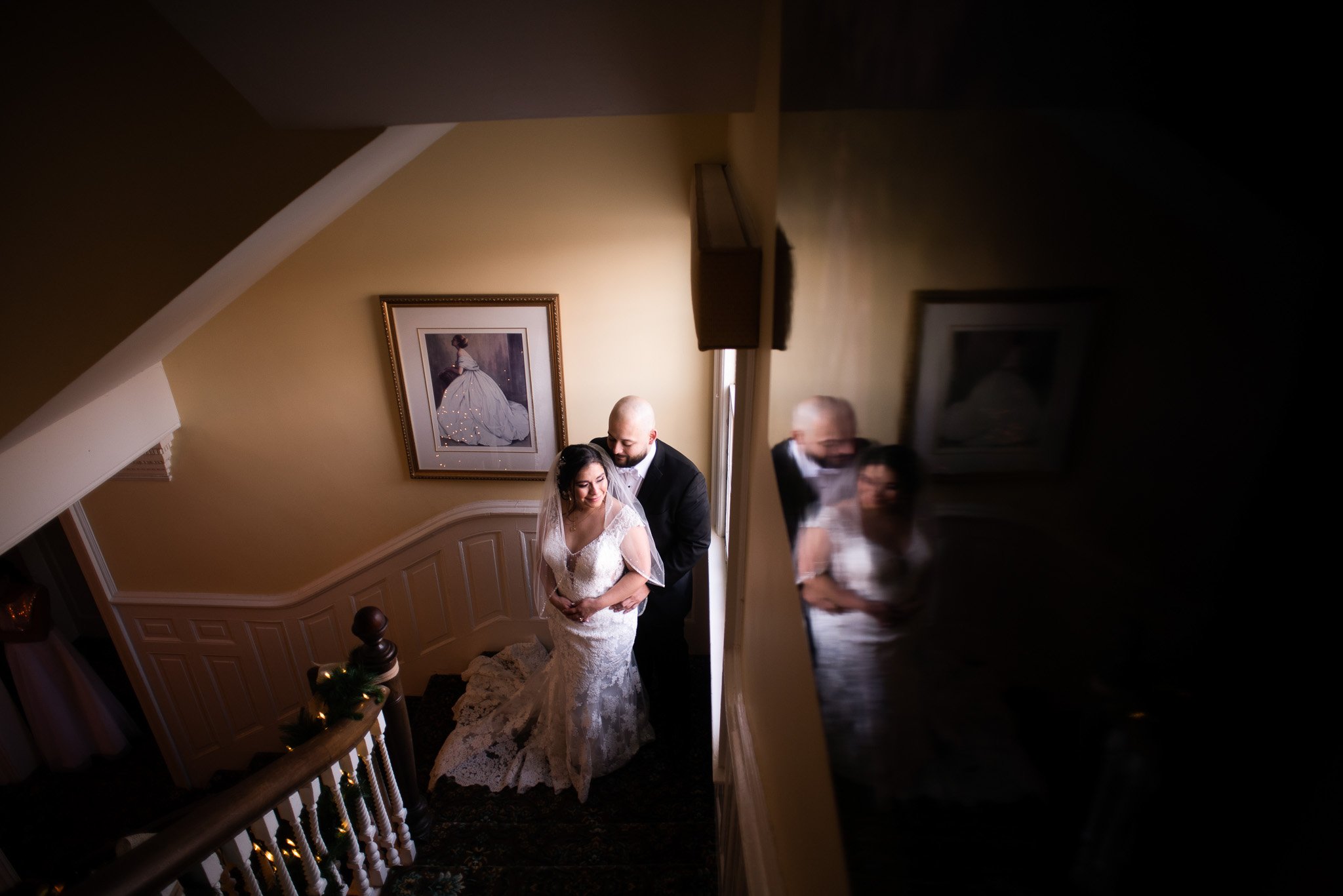 Bride and Groom Portrait - The Mansion at West Sayville