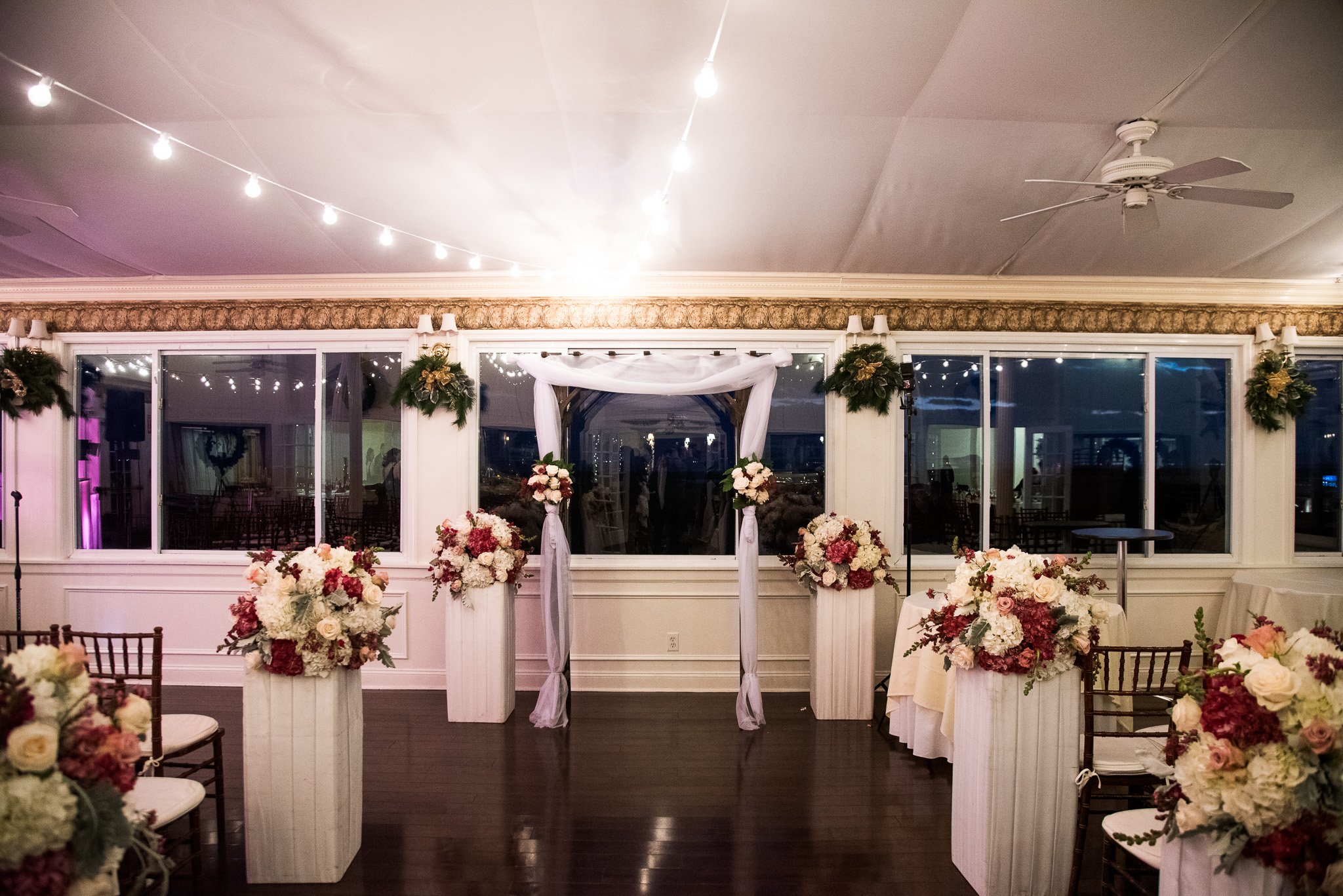 Indoor Ceremony Photo - The Mansion at West Sayville