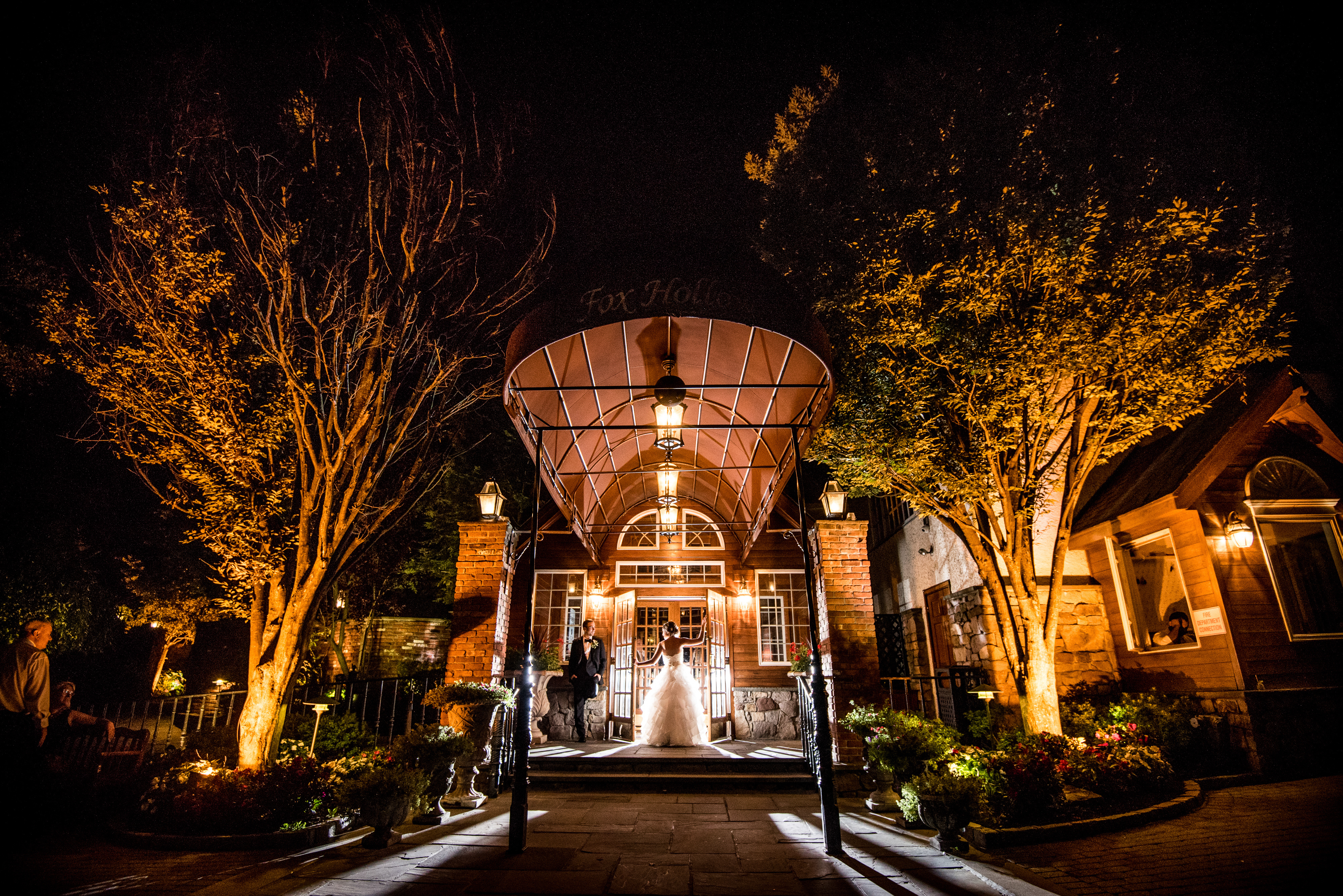 Night Time at Fox Hollow with Bride | Lotus Wedding Photography
